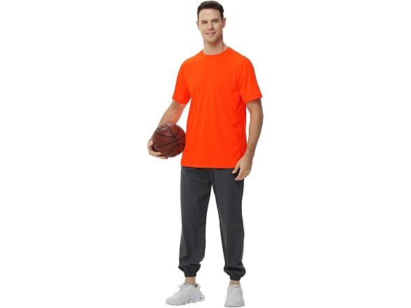 Corna Men (XL) Neon Shirts Crew Neck Dry T Shirt