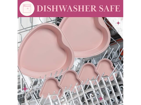 Paris Hilton Heart Shaped Nonstick Bakeware Set Pink