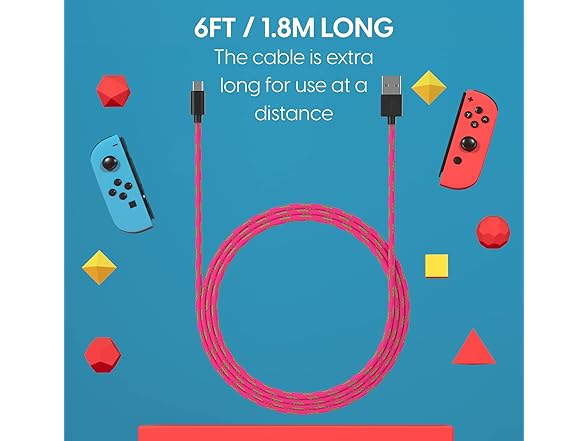 TalkWorks USB-C Charger Cable for Nintendo Switch