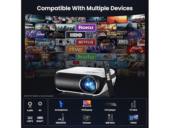 HAPPRUN TV Smart Projector