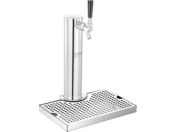 VEVOR Kegerator Tower Kit w/ Drip Tray