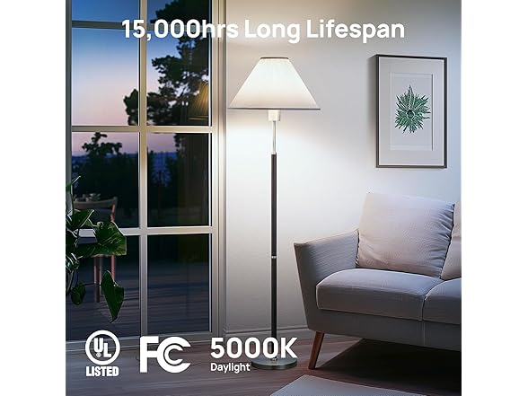 Consciot A19 LED Light Bulb,60W 24pk