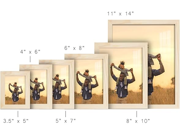 Renditions 6x8" Solid Wood Picture Frame