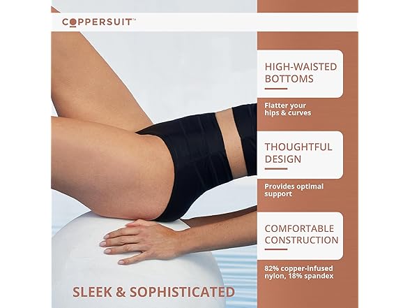 Coppersuit Wmns Swim Bottom Black