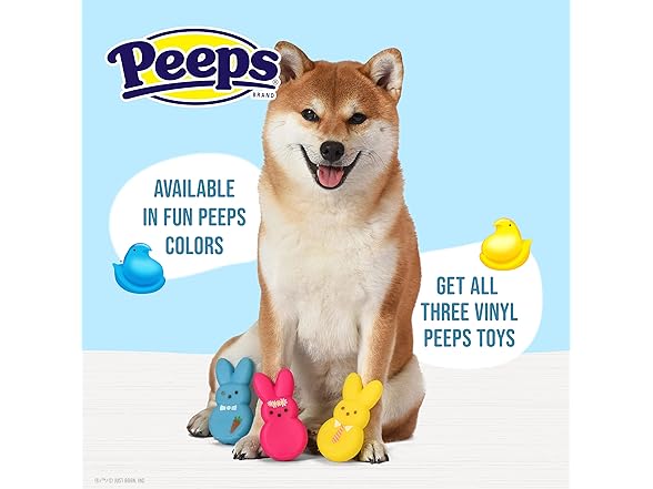 Peeps for Pets 3 Piece Dress-Up Bunnies