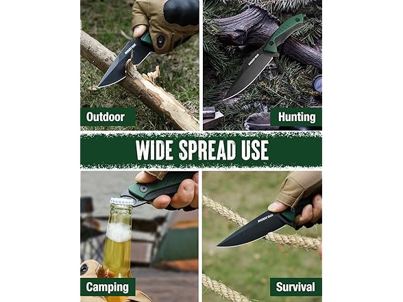 Mossy Oak 9.5" Hunting Knife with Sheath
