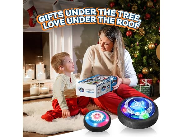 Nazano 3-in-1 Hover Hockey and Soccer Ball Set