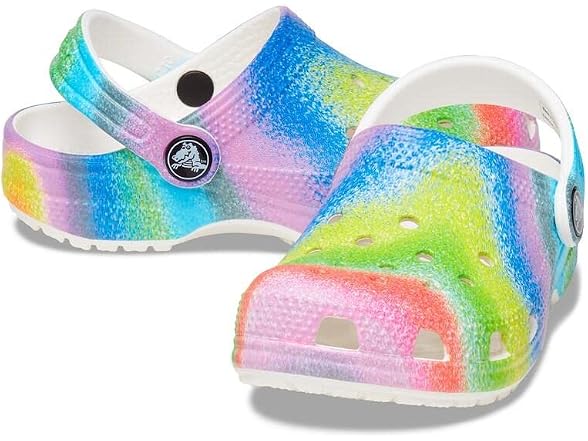 Crocs Unisex-Child Classic Tie Dye Clogs
