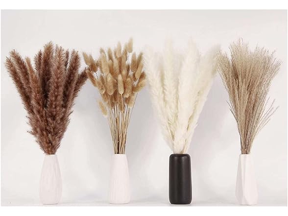 Dried Pampas Grass Decor 100 PCS