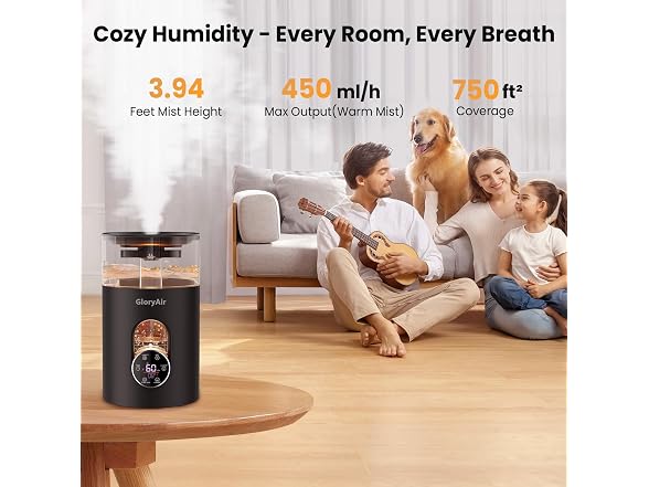 GloryAir 6L Warm & Cool Mist Humidifier