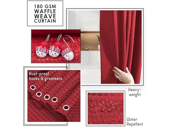 Clara Clark Christmas Bathroom Accessory Set