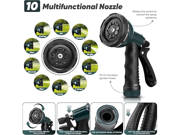 Amayrose Stainless Steel Garden hose - 75ft