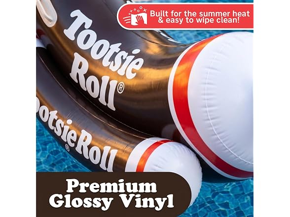 Tootsie Roll Ride On Pool Float Large