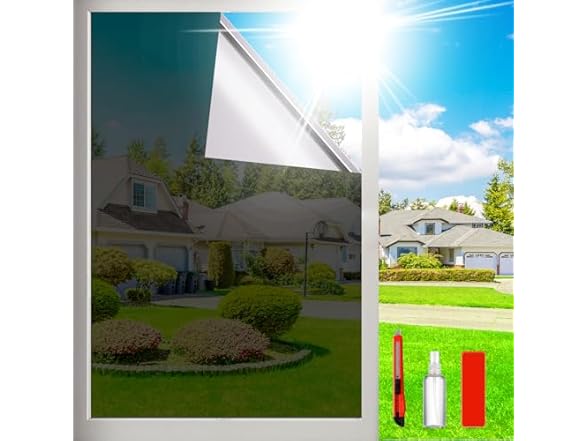 One Way Privacy Window Film Sun Blocking