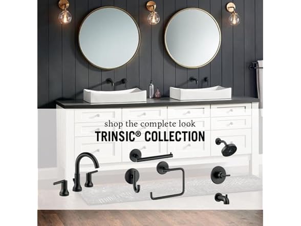 Delta Trinsic Wall Mount Bathroom Faucet