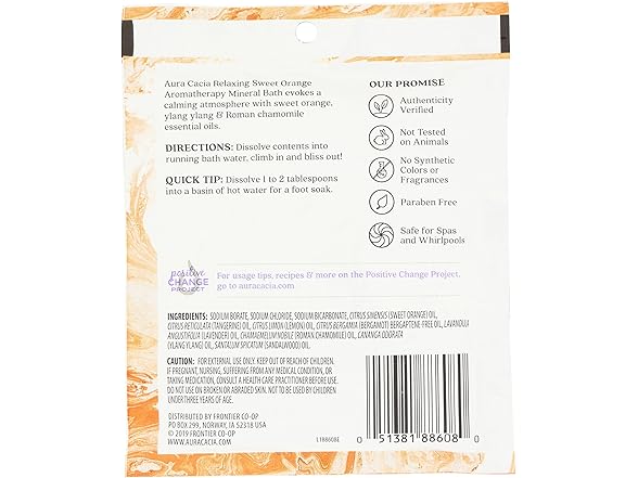 AURA CACIA Relaxing Sweet Orange Mineral