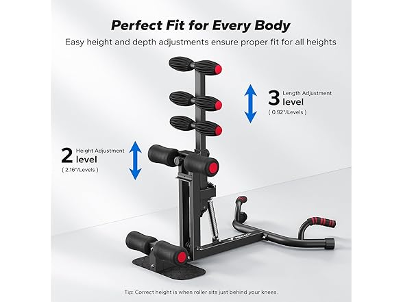 Black/Red Deep Squat Machine