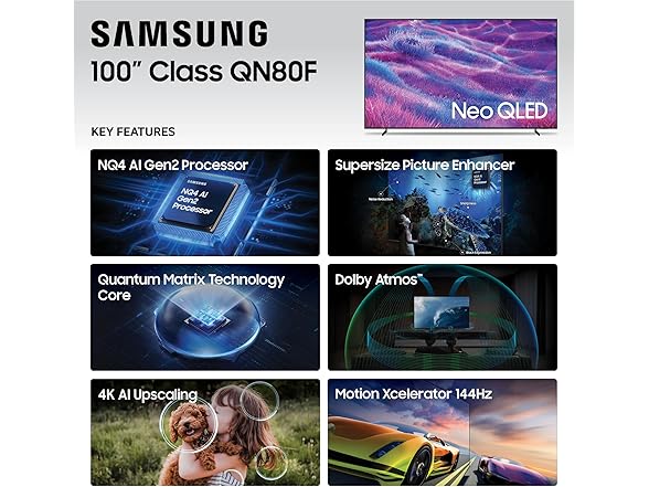 (NEW) Samsung 100" Class Neo QLED 4K Smart TV