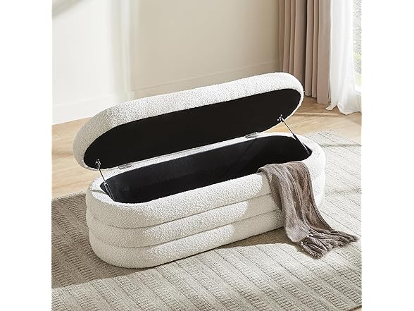 BFD Storage Ottoman Bench, 49.2"