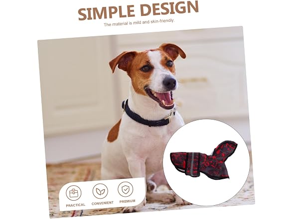 Baluue Portable Dog Raincoat Puppy Rain Coat