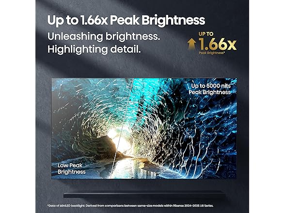 (NEW) Hisense 100" 4K UHD QLED U8 (2025 Model)