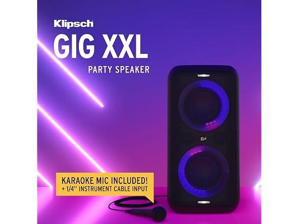 Klipsch Gig XXL, Black - Portable