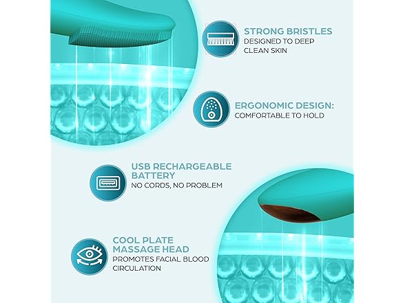 Bella Ciao 12-Speed Gentle Facial-Cleansing Brush