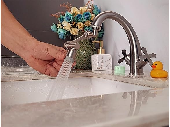 Genpe Brushed Golden Swivel Faucet
