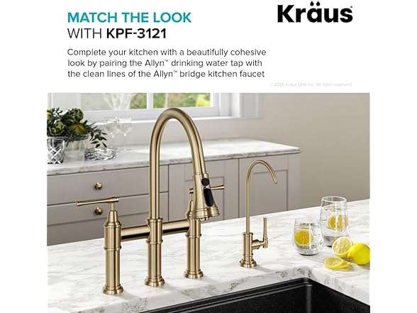 KRAUS Allyn 100% Lead-Free Kitchen Water