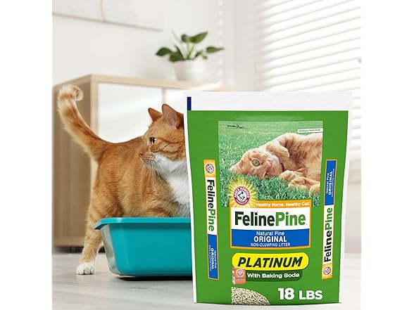 Feline Pine Platinum Non-Clumping Cat Litter