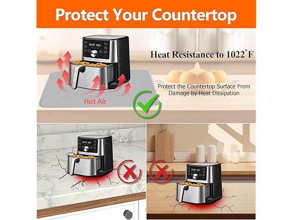 Generic 2PCS Heat Resistant Mats