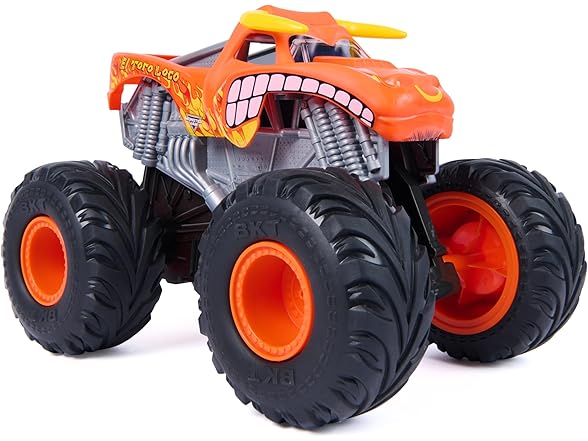 Monster Jam, Official El Toro Loco Rev ‘N Roar 1:15 Scale Monster Truck