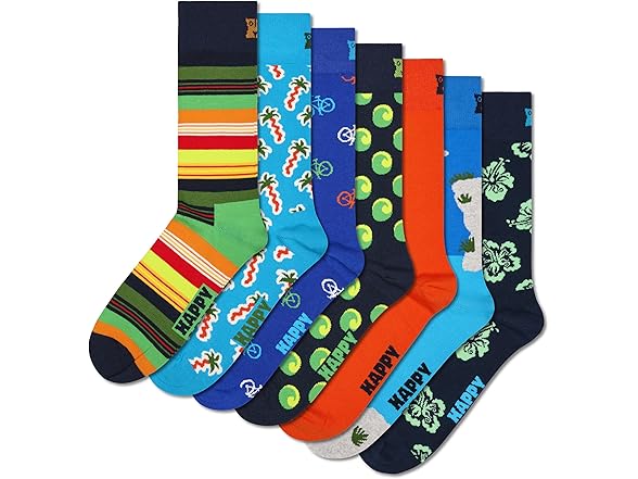 Happy Socks Unisex Seven Day Gift Set