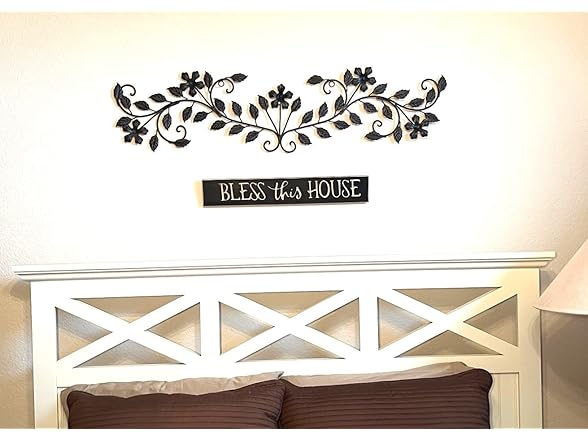 Bless this House Solid Wood Sign