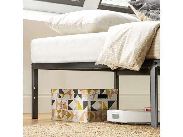 Best Price Mattress 14" Twin Metal Platform Bed