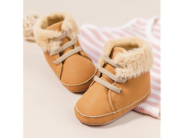 Meckior Baby High Top Crib Shoes