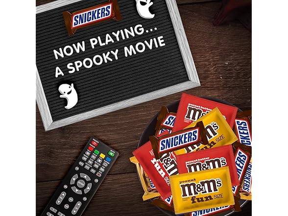 MMs Snickers Halloween Candy Variety 35c