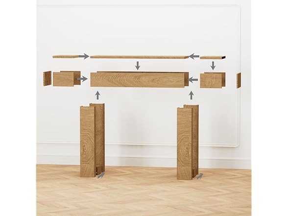 63" Long Console Table w/Outlets & USB Ports