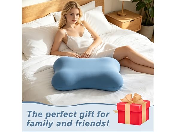 Phent zari Neck Pillow, Side Sleepers