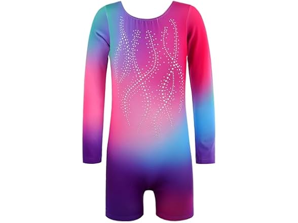 EQSJIU Long Sleeve Gymnastics Leotards
