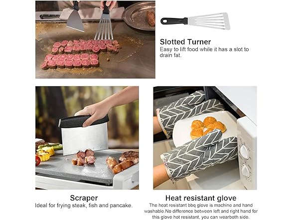 50 Pieces Teppanyaki Bakeware Accessory