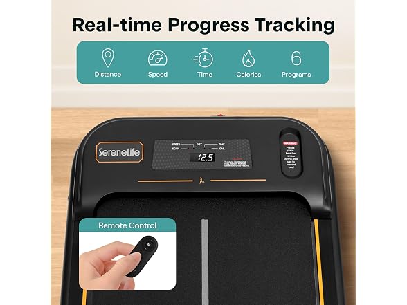 SereneLife Portable Treadmill 2.5HP Walking Pad