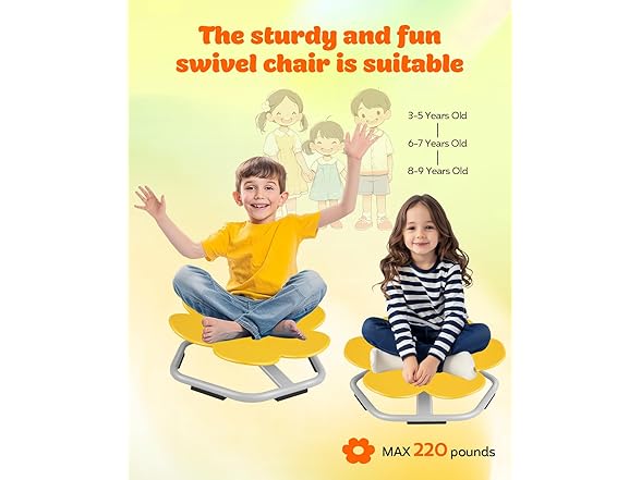 Sensory Toys Kids Swivel Chair