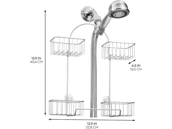 iDesign Classico Shower Caddy, Chrome