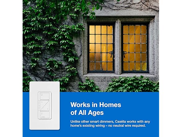 Lutron Caseta Original Smart Dimmer Switch Starter Kit