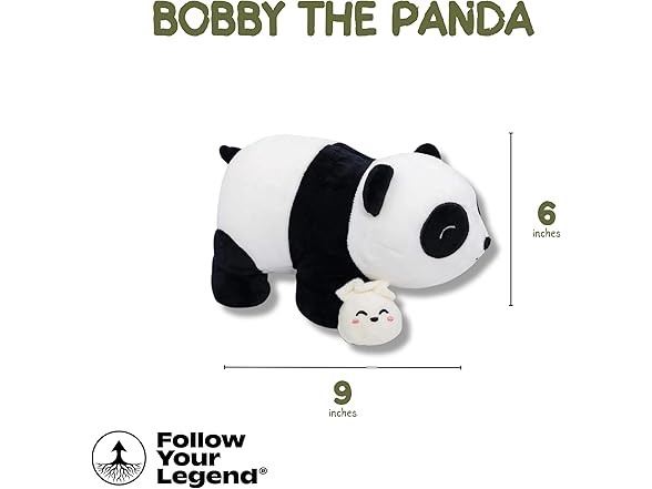 Follow Your Legend Bobby The Panda Plush