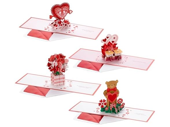 Hallmark Valentine's Day Pop Up Card Asst
