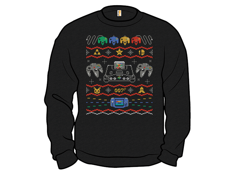 Ugly Gaming Sweater 64