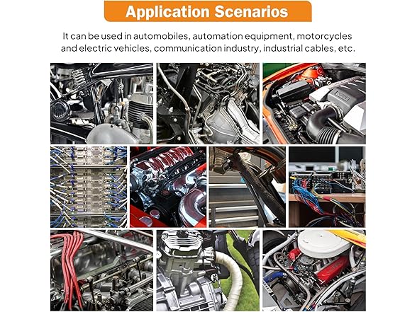 FOURUB 2:1 Heat Shrink Fabric Tubing 