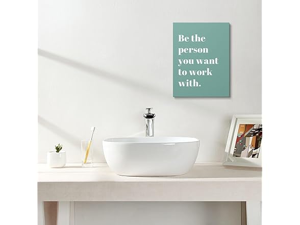 XWELLDAN Inspirational Quote Wall Art